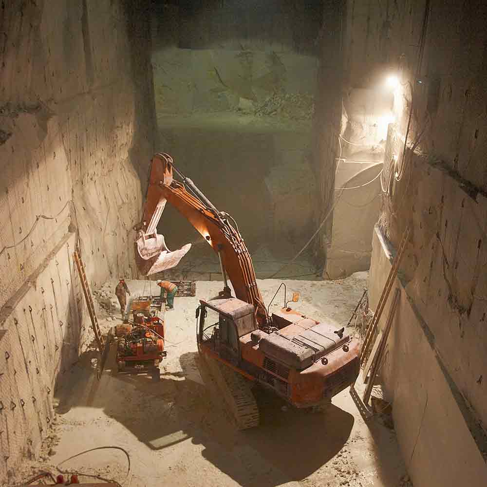 maquinaria para la minería subterránea de carbón