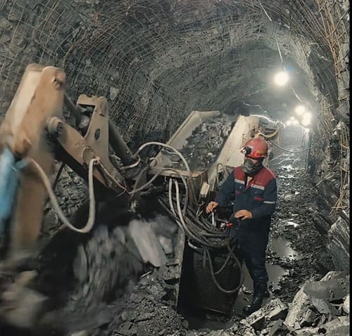 equipment for underground mining